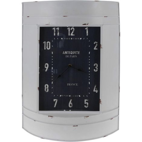 Wanduhr ANTIQUITE de PARIS Vintage Uhr aus Metall