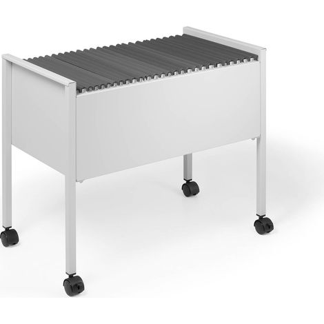 Durable 309510 Economy 80 A4, Carrello per Cartelle Sospese , Capacità 80 Cartelle, 655x592x368 mm, Grigio (1/4)