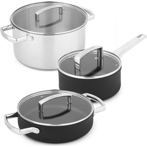 FAUCHON ART DE LA TABLE - Set 6 pièces 28cm antiadhésive aluminium SIGNATURE