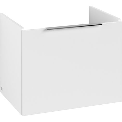 VB Waschbeckenunterschrank Architectura 600x470x438mm Eckig White Matt