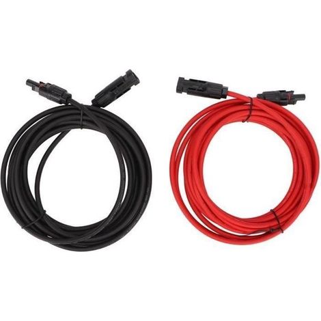 Cavo di prolunga per pannelli solari - 4 mm - 4 m - Connettore MC4 - 1500 V (1/4)