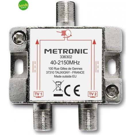 Partitore Metronic  a 2 uscite
