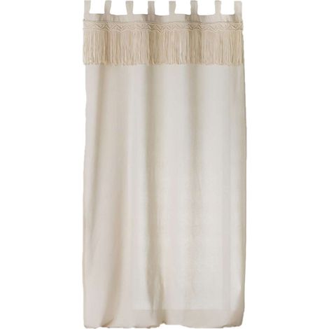Rideau avec top macramé CERES (1/3)