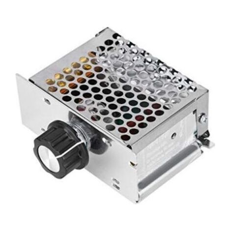 Variateur De Tension - 220 V Ac - 4000 W - Pour Moteur Électrique Et Appareils Électroménagers - 10 À 220 V Réglable - 1 Pièce (1/5)