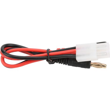 Câble de connexion RC de 31,6 cm, calibre 16 AWG, pour prise mâle Tamiya vers fiche banane mâle 4,0 mm (charge). (1/5)