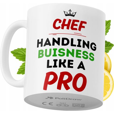 Lustige Tasse für Köche – Kaffee- oder Teetasse mit witzigem Textdesign – ideal für Geburtstage, Namenstage, Feiertage und besondere Anlässe. Hochwertige Tasse für Zuhause, Büro und Arbeit. Farbe: Wei