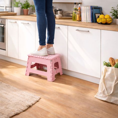 Klapptritt Kunststoff Rosa-526000030-Rosa (1/3)