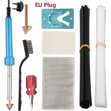 Kit de soudage plastique, fer à souder 80 W, kit de réparation, température réglable (1/5)
