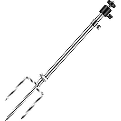Support de Montage pour Caméra de Chasse, Pêche de Nuit Support Épais Pliable en Acier Inoxydable Ajustable à 360° Raccordement Universel 1/4''-20 (6 mm) (1/5)