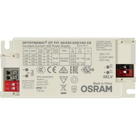 Treiber 220-240V No Flicker Ausgang 25-42V 800-1050mA 20-44W OT FIT 40/220-240/1A0 CS 44 W