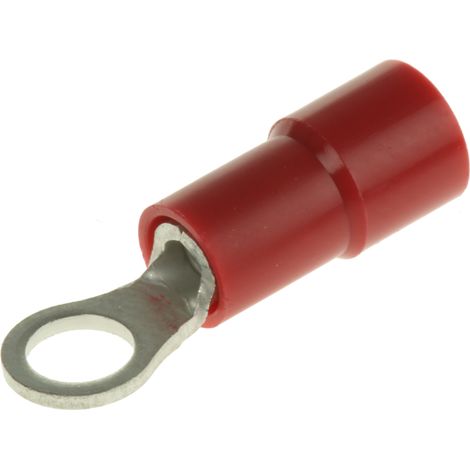 Cosses à œillet RS PRO, Isolé, Rouge, 1.5mm², M3.5, 5.5mm