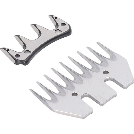 Lame de coupe-laine électrique pour moutons, en acier à haute teneur en carbone, 9 dents incisives, résistante à l'usure, peigne à laine (1/5)
