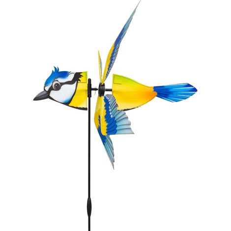 Element décoratif de jardin hq-invento breezy wings blue tit animé résistant UV