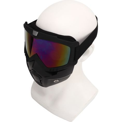 Schutzbrille für Offroad-Motorräder mit Halbgesichtsschutz, geeignet für Sportarten wie Quadfahren und Skifahren, rutschfest und in leuchtenden Farben. (1/5)