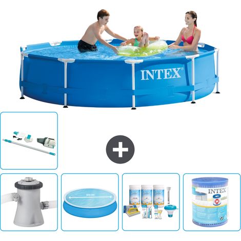 Intex Piscine Tubulaire Ronde - 305x76 cm - 6-pièces S41637 (1/2)