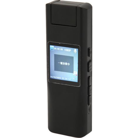 Caméra d'enregistrement portable mini avec clip arrière, enregistrement en boucle et détection de mouvement 1080p (1/5)