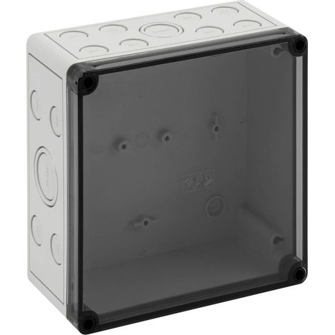 Coffret d'installation Spelsberg TK PS 1818-9-tm 10600701 gris clair (RAL 7035) 182 x 180 x 90 Polycarbonate, Polystyrè (1/4)