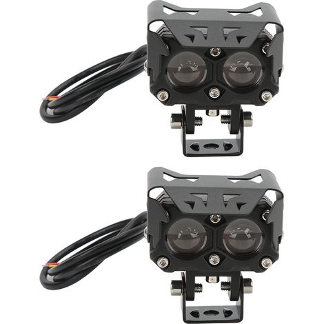 12-20V LED-Motorradbeleuchtung, weißer Projektor, 4500LM, gelbe Nebelscheinwerfer, IP67 wasserdicht, für LKWs und SUVs (1/5)