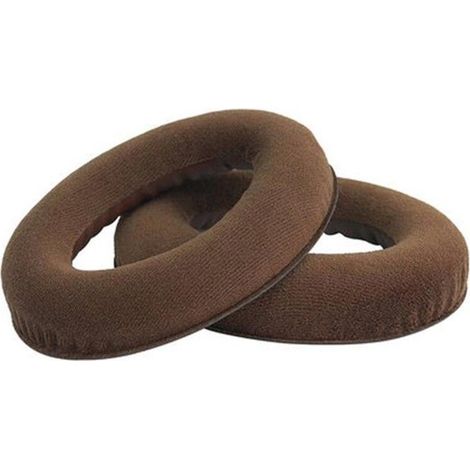 1 paire de coussinets d'oreille, velours doux + mousse à mémoire de forme, pour casques Sennheiser HD598 HD599 HD569 HD559 (1/4)