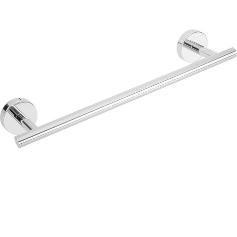 PrimeMatik - Porte-serviettes mural chromé 350x60x76mm Paddy (1/5)