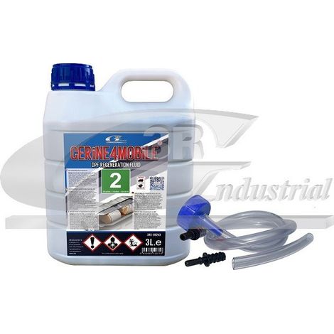 Topcar – Additif FAP cérine 3L pour véhicules Diesel – 2eme génération – Améliore la performance moteur – Compatible avec normes Euro 4 et 5