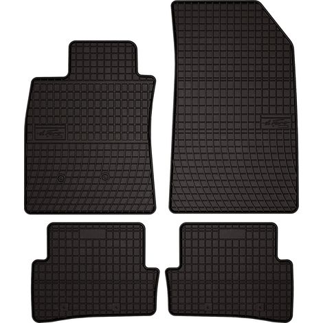 Alfombrillas de goma para Renault Clio III Grandtour, familiar, hatchback (2005-2012) - negras, ajustables (1/5)