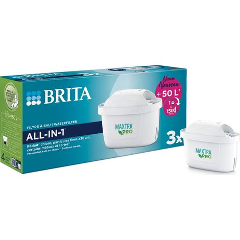 Brita - maxtra pro all-in-1 - cartucce filtranti - pack - 3pz - 1050414 - 4006387120474