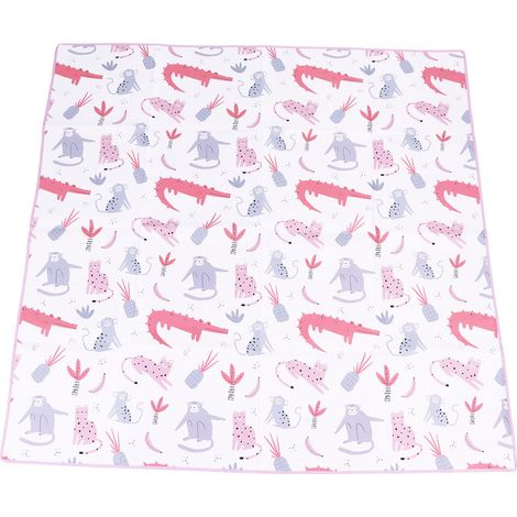 Tapis d'éveil pour bébé, grand format, imperméable, antidérapant, multifonctionnel et inodore, imprimé, pour bébés et jeunes enfants. (1/5)