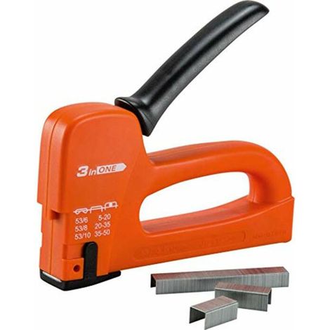 Agrafeuse FISHTEC 3 en 1 - déco, bois, tissu et bricolage (1/5)