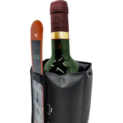 Seau A Glacons - Rafraichisseur Vin Avec Thermometre - Pour Refroidissement Rapide De Bouteilles - 1 Unite (1/2)