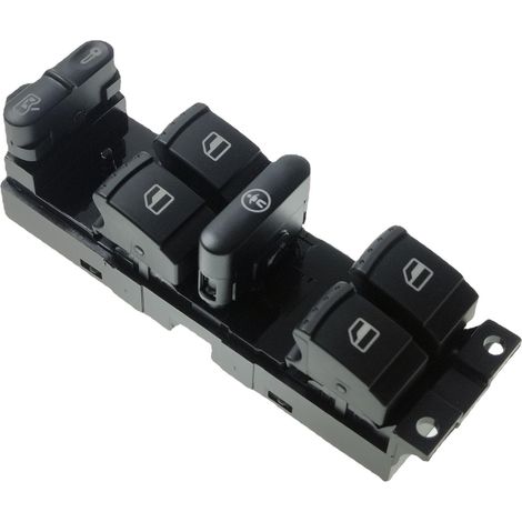 7M6959857 Interrupteur de lève-vitre, 13 broches, compatible avec les modèles Volkswagen Jetta, Sharan et Ford de 1999 à 2005. (1/5)