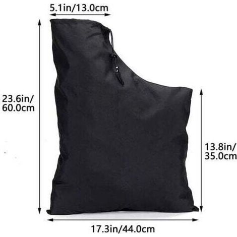 Sac D'Aspirateur De Souffleuse à Feuilles Sac Pour Aspirateur Souffleur Sac D'Aspirateur De Souffleuse RéSistant Corrosion Sac Broyeur Souffleur Sac Collection (1/4)