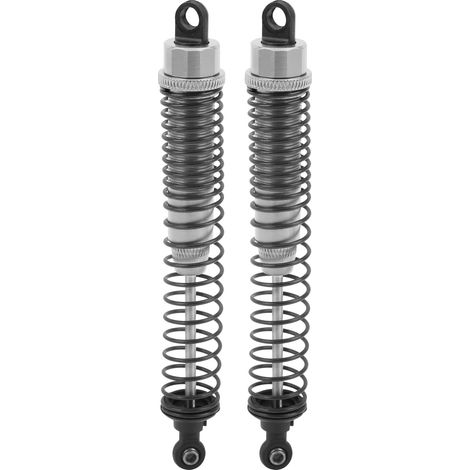Ammortisseur aluminium 130mm pour voiture RC TRAXXAS SLASH 2WD - Pièce de suspension argentée (1/5)