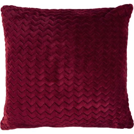 Funda de almohada decorativa ZIG-ZAG, 40x40 (Minky Wave) (1/2)