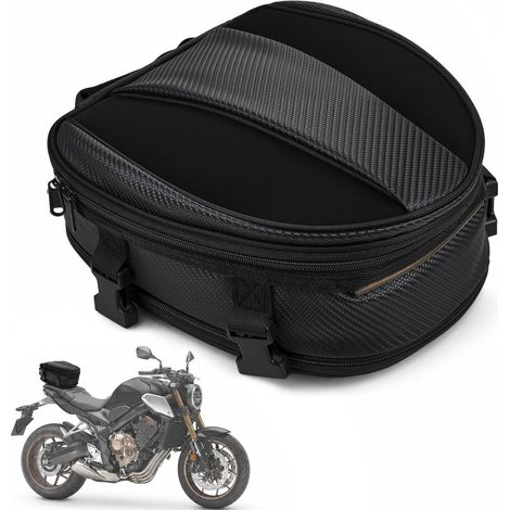 Sac à Bagages,Multifonctionnel Sac de Selle Moto Arriere , Sacoche Moto Sportive Sacoche Arrière Petite pour Bagages (1/5)