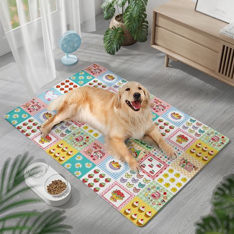 Matelas en forme de feuille pour chat, nid pour chat et chien, couverture de tapis de sol double face, chaud et confortable, lit pour chat de dessin animé, accessoires chauds (1/5)