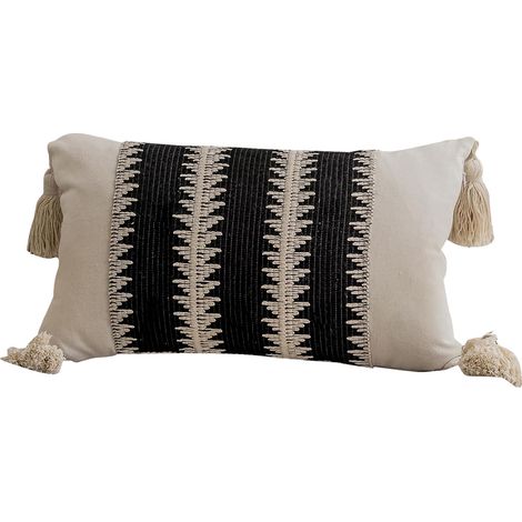 1 Housse de coussin jacquard multicolore, motif élégant, tissu durable, pour canapé tête de lit chaise voiture (1/5)