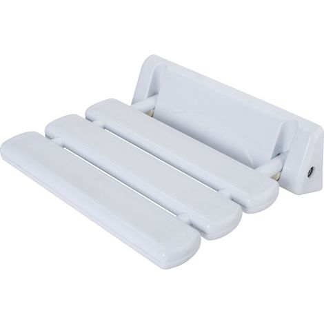 Duschklappsitz Kunststoff 35 x 23 cm weiß Dusch- & Badehocker