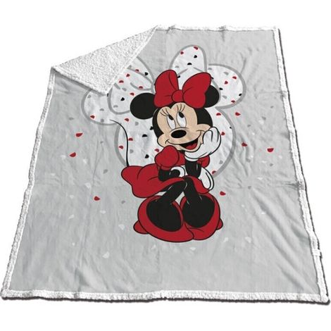 Plaid - Disney Minnie En Robe Rouge - 130x170 cm (1/2)