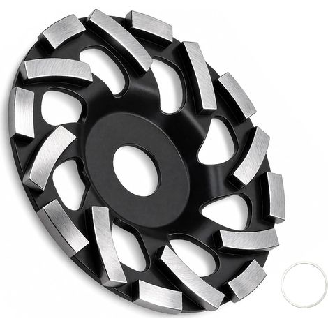1 Pièces Disque Diamant Abrasif 125 à Meuler le Béton (Noir) (1/5)