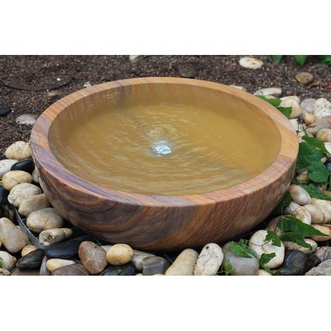 Rainbow Sandstone Babbling Bowl Water Feature - 60cm Dia x 16cm H