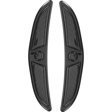 Autocollants noirs pour passages de roue en fibre de carbone - Protection contre rayures et abrasion - Paire autocollante - Facile à poser - Convient pour décoration et protection (1/5)