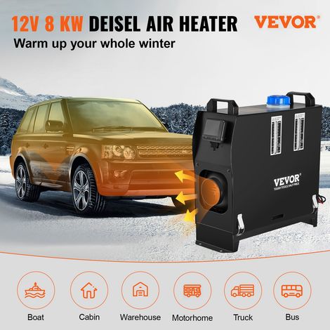 Chauffage de Stationnement Diesel Tout en Un 5-8KW 12V Réchauffeur d'Air Diesel Chauffage Rapide Réchauffeur de Stationnement Commu… (1/5)