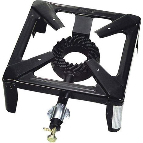 FORNELLONE GAS MAURER ACCIAIO 30X30X14HCM 4PIEDI (EX92972)
