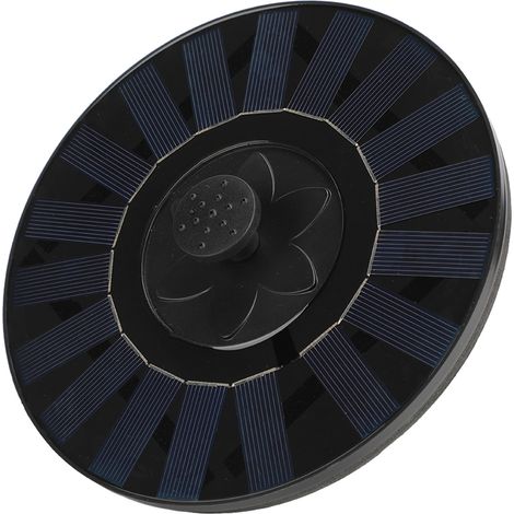 Pompe solaire pour fontaine, économie d'énergie, haute efficacité, 2 W, idéale pour les bains d'oiseaux et les petits bassins de jardin. (1/5)