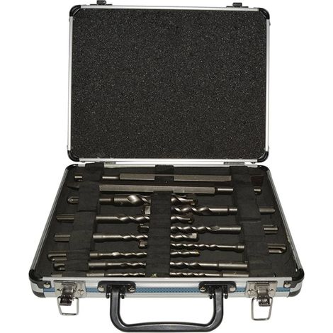 Makita D-42400 Kit punte perforatrici 13 parti 5 mm, 6 mm, 6 mm, 7 mm, 7 mm, 8 mm, 8 mm, 10 mm, 12 mm, 14 mm, 16 mm SDS