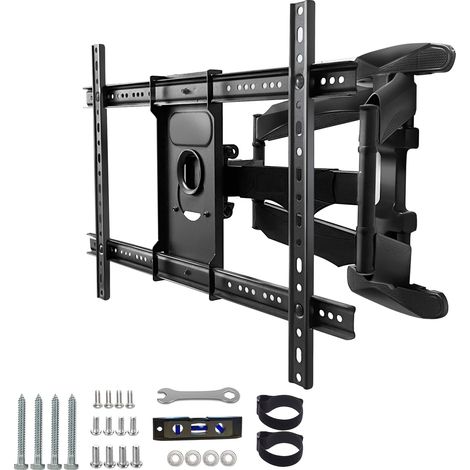Support Mural réglable, inclinable et pivotant - VESA 400 x 600 Max (32"-75") - 50 kg Max - Support TV pour téléviseurs et moniteurs - Inclinaison et panoramique (1/5)