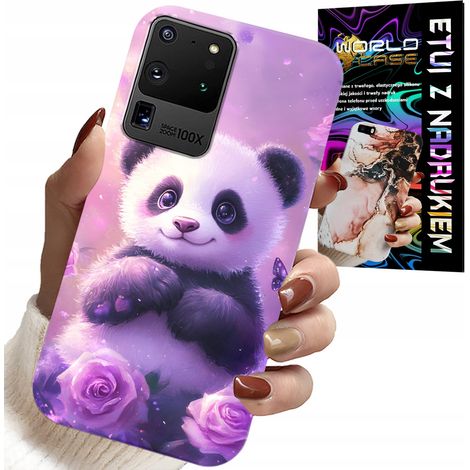 Hülle für Samsung Galaxy S20 Ultra – niedliche Panda-Muster für Kinder + Folie (1/5)