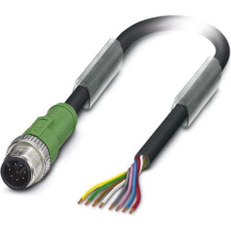 Phoenix Contact 1522493 Sensor-/Aktor-Steckverbinder, konfektioniert M12 Stecker, gerade 1.50 m Polz