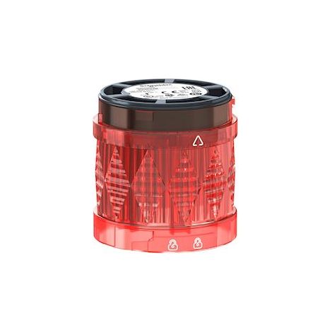 elément lumineux - harmony xvu - 60 mm - del - clignotant - 24v dc - rouge - schneider electric xvuc44